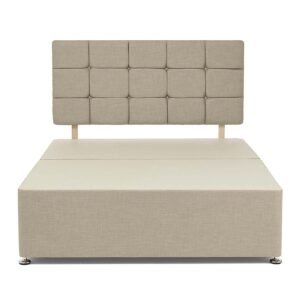 Cube Matching Headboard & Footboard Divan Set - Choice of Mattress & Optional Storage