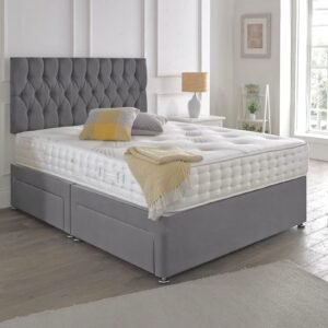 Chesterfield Matching Headboard Divan Set